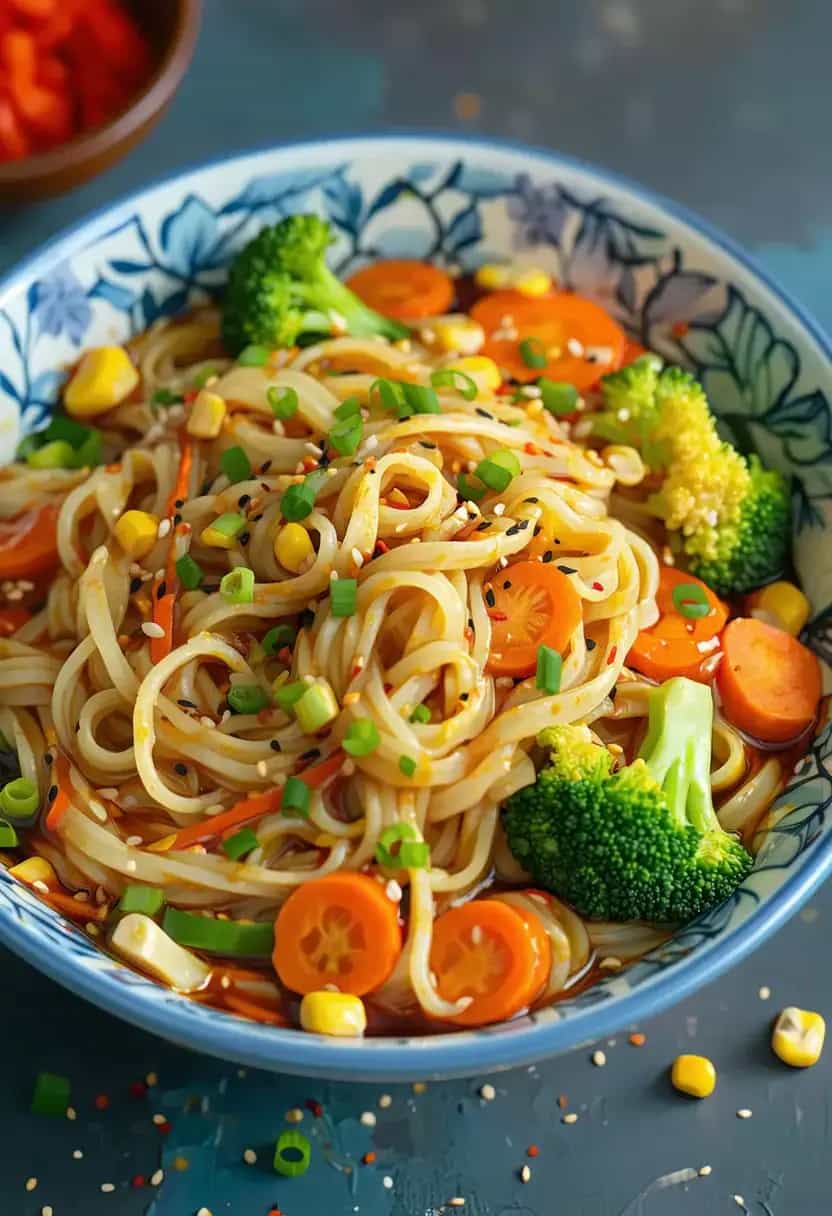 Lamen Instantâneo com Legumes