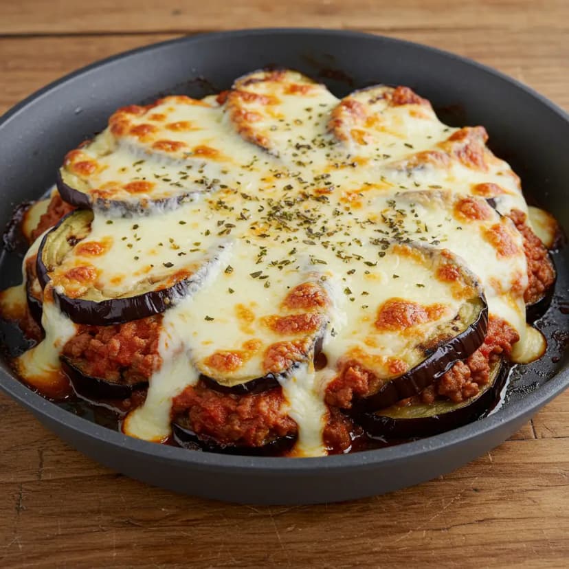 Lasanha de Berinjela à Parmegiana