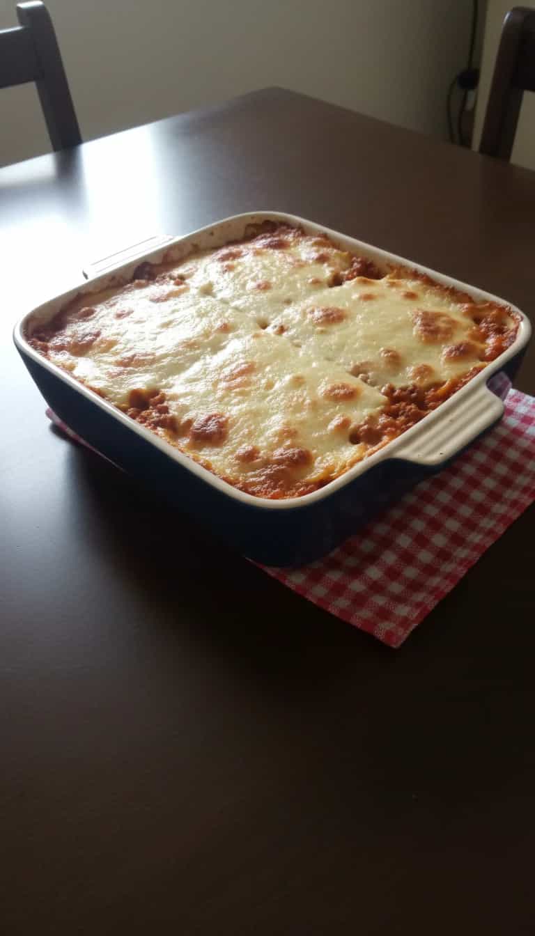 Foto deliciosa de Lasanha de Berinjela com Proteína de Soja pronta para servir - Massas & Macarrão