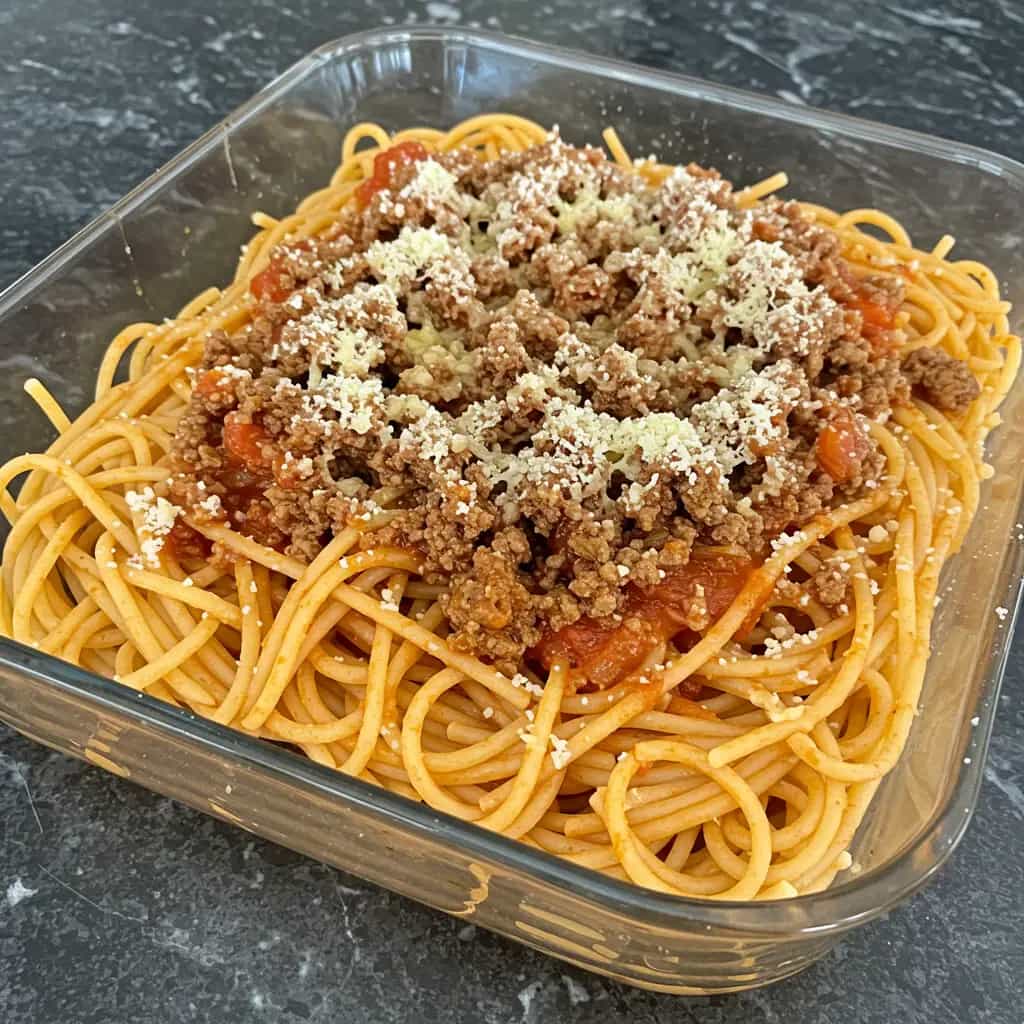 Lasanha de Espaguete à Brasileira