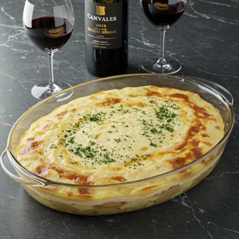 Foto deliciosa de Lasanha Light de Abobrinha pronta para servir - Almoço & Jantar