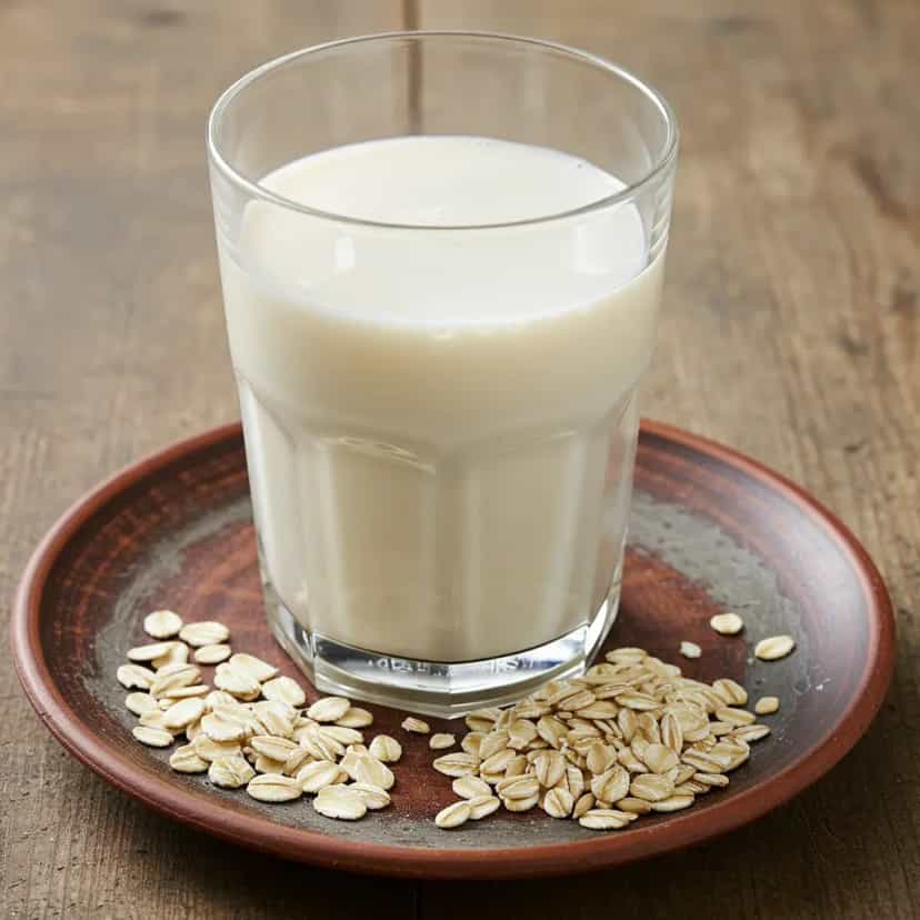 Foto deliciosa de Leite de Aveia Caseiro: Receita Simples e Cremosa pronta para servir - Sucos & Smoothies