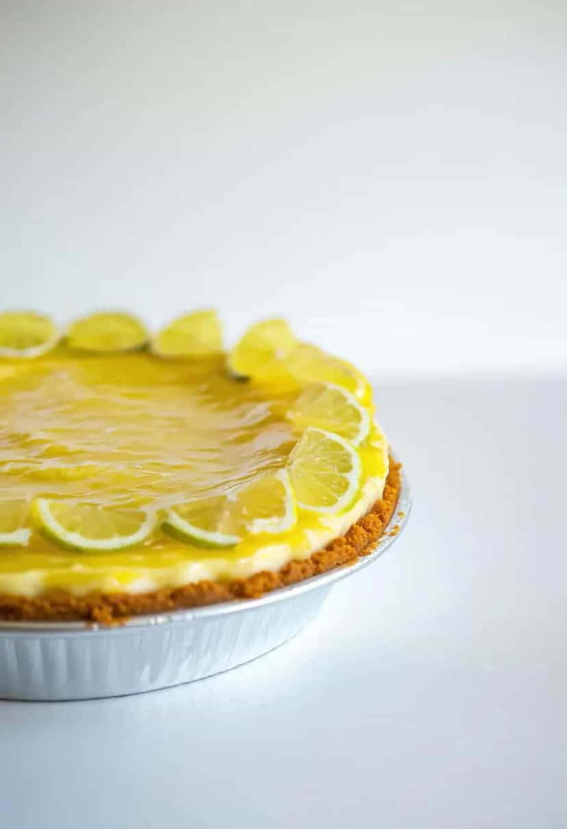 Foto deliciosa de Torta de Limão pronta para servir - Tortas & Tortinhas
