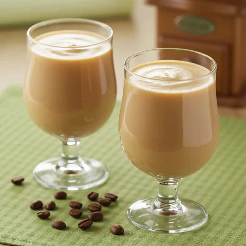 Foto deliciosa de Licor Cremoso de Café pronta para servir - Bebidas Brasileiras