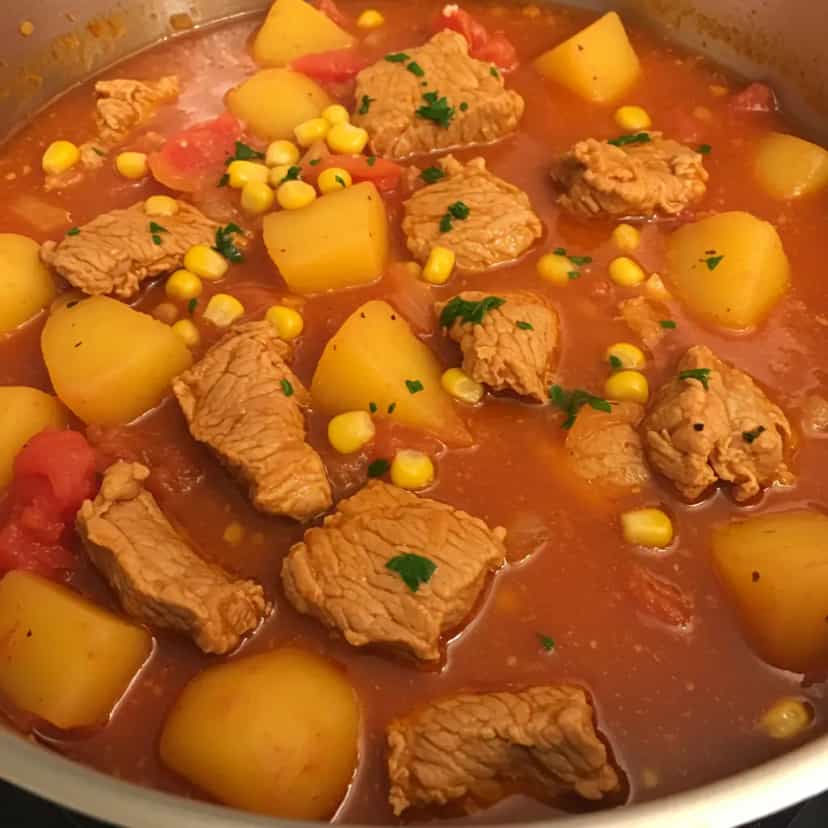 Foto deliciosa de Língua ao Molho de Mãe pronta para servir - Carnes & Frango