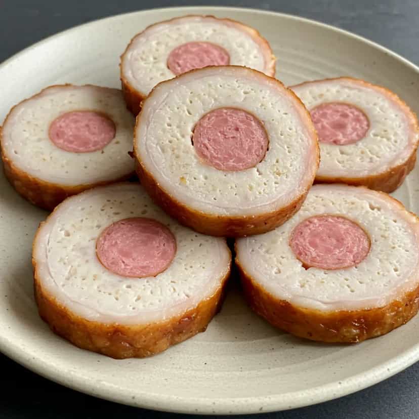 Foto deliciosa de Lombo Recheado com Calabresa ao Molho de Tomate pronta para servir - Carnes & Frango