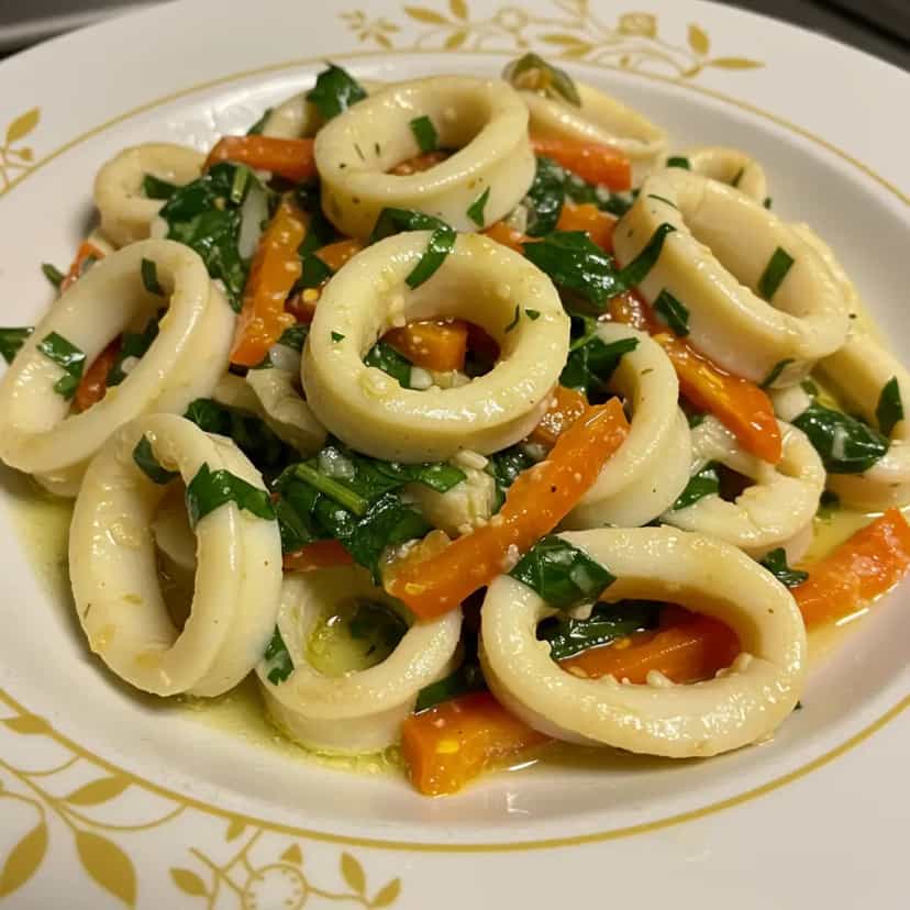 Foto deliciosa de Lulas Fritas na AirFryer: Receita Rápida e Deliciosa pronta para servir - Salgadinhos