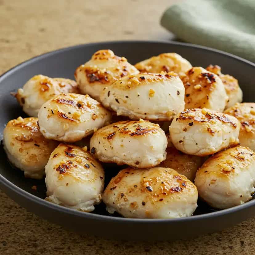 Foto deliciosa de Lulas Grelhadas com Alho e Vinho Branco pronta para servir - Outras Receitas