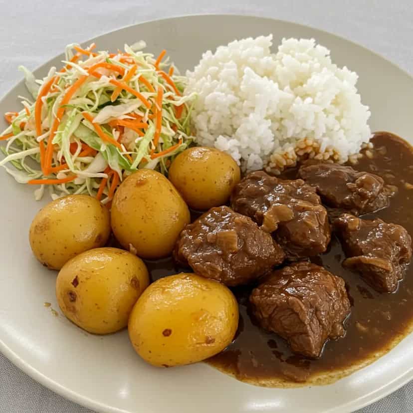 Foto deliciosa de Maçã de Peito com Cenoura e Bacon pronta para servir - Carnes & Frango