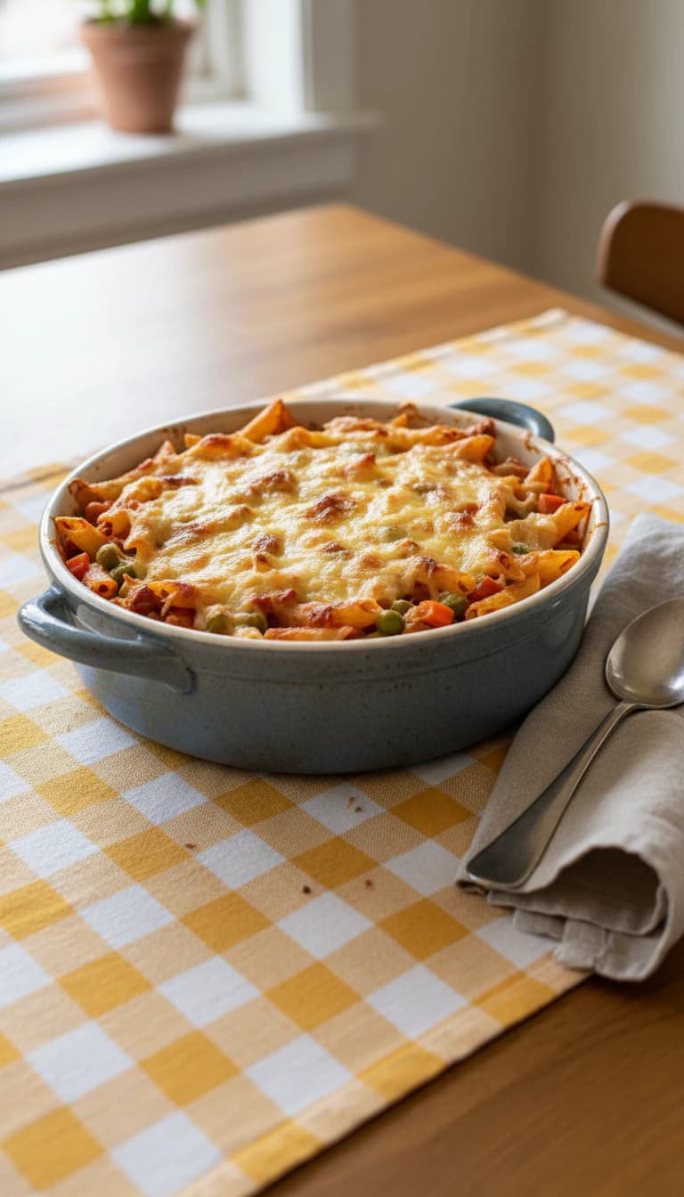 Macarrão ao Forno com Molho de Tender