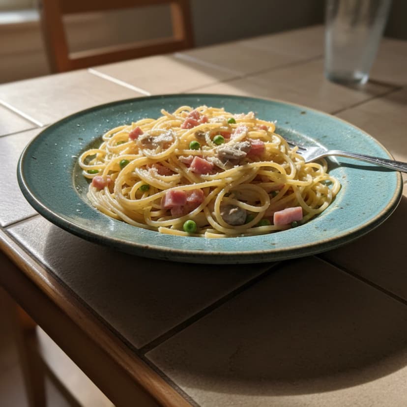 Macarrão ao Forno com Presunto e Mussarela