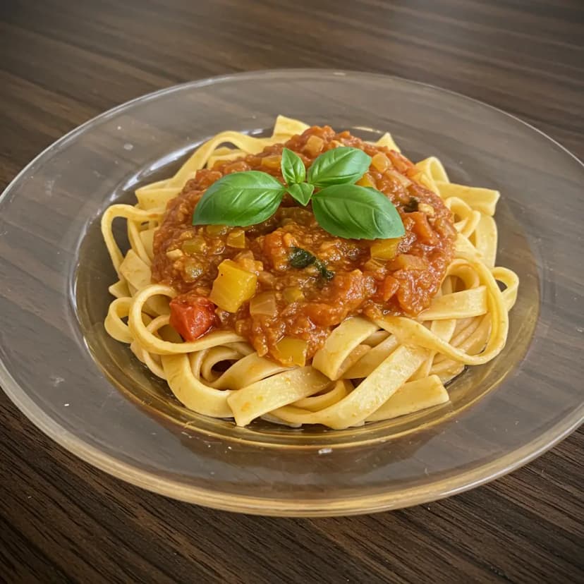 Macarrão com Sardinha ao Molho de Tomate