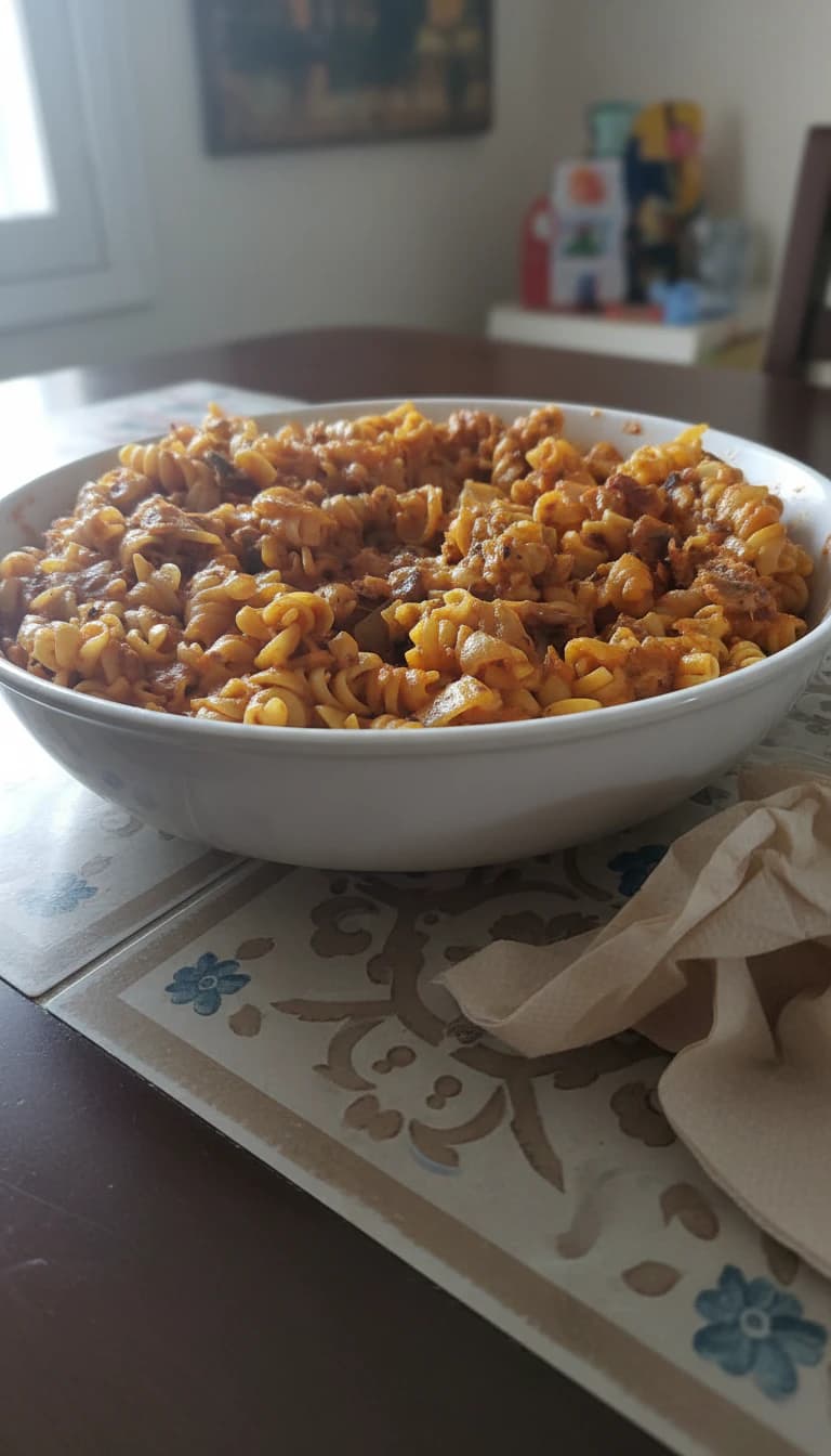 Macarrão com Sardinha na Panela de Pressão