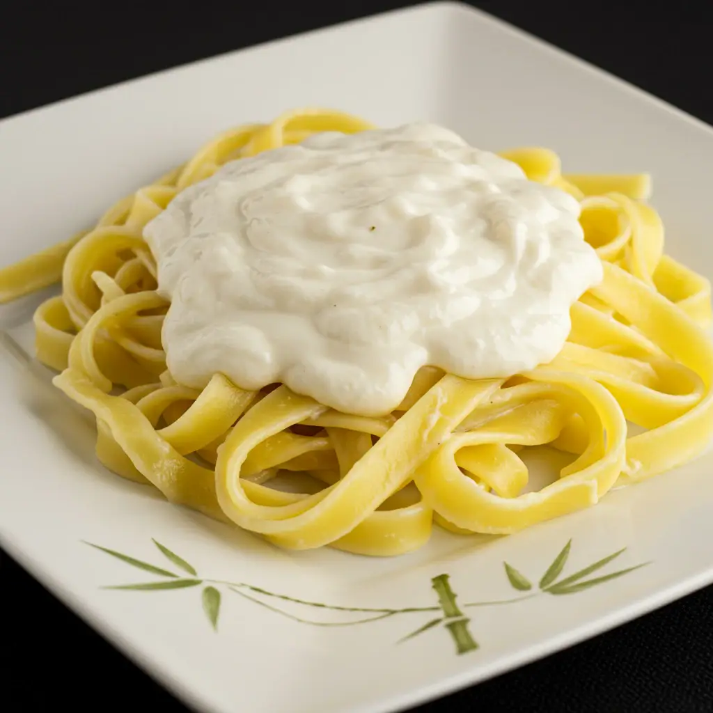 Macarrão Cremoso ao Molho Branco