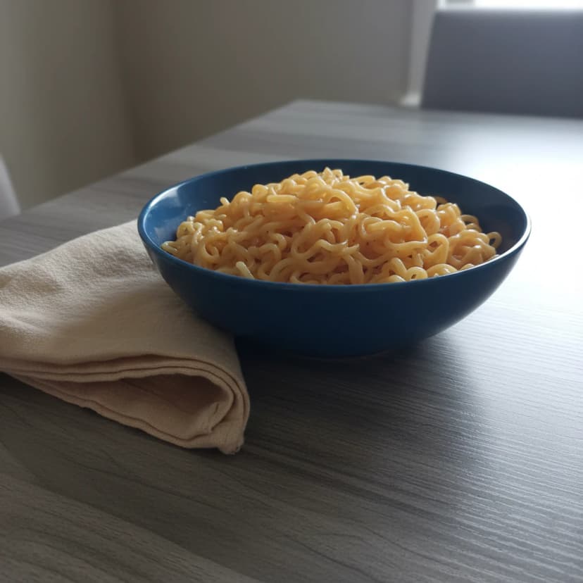 Macarrão Instantâneo Cremoso com Queijo