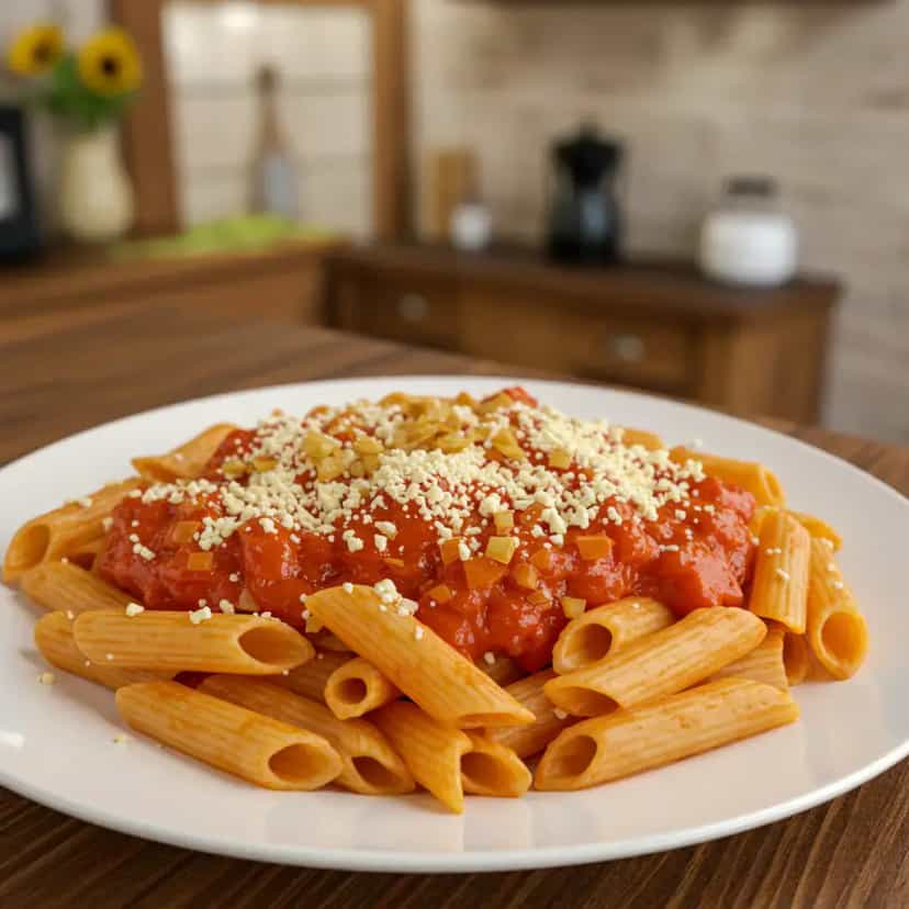 Foto deliciosa de Macarrão na Panela de Pressão muito Rápido pronta para servir - Outras Receitas