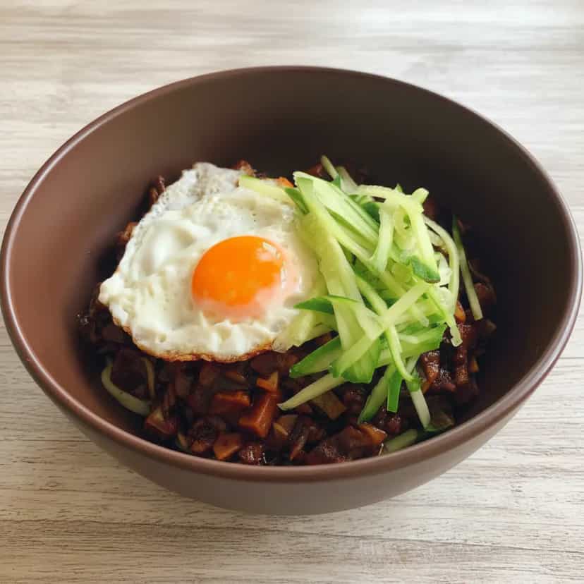 Foto deliciosa de Macarrão Udon com Molho Jajang Coreano pronta para servir - Bowls & Noodles
