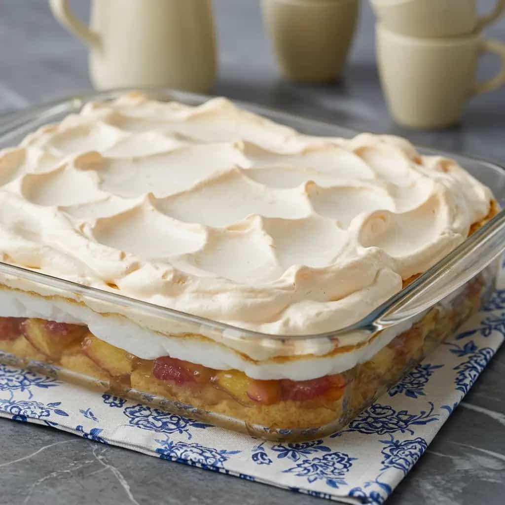 Maçãs Assadas com Merengue