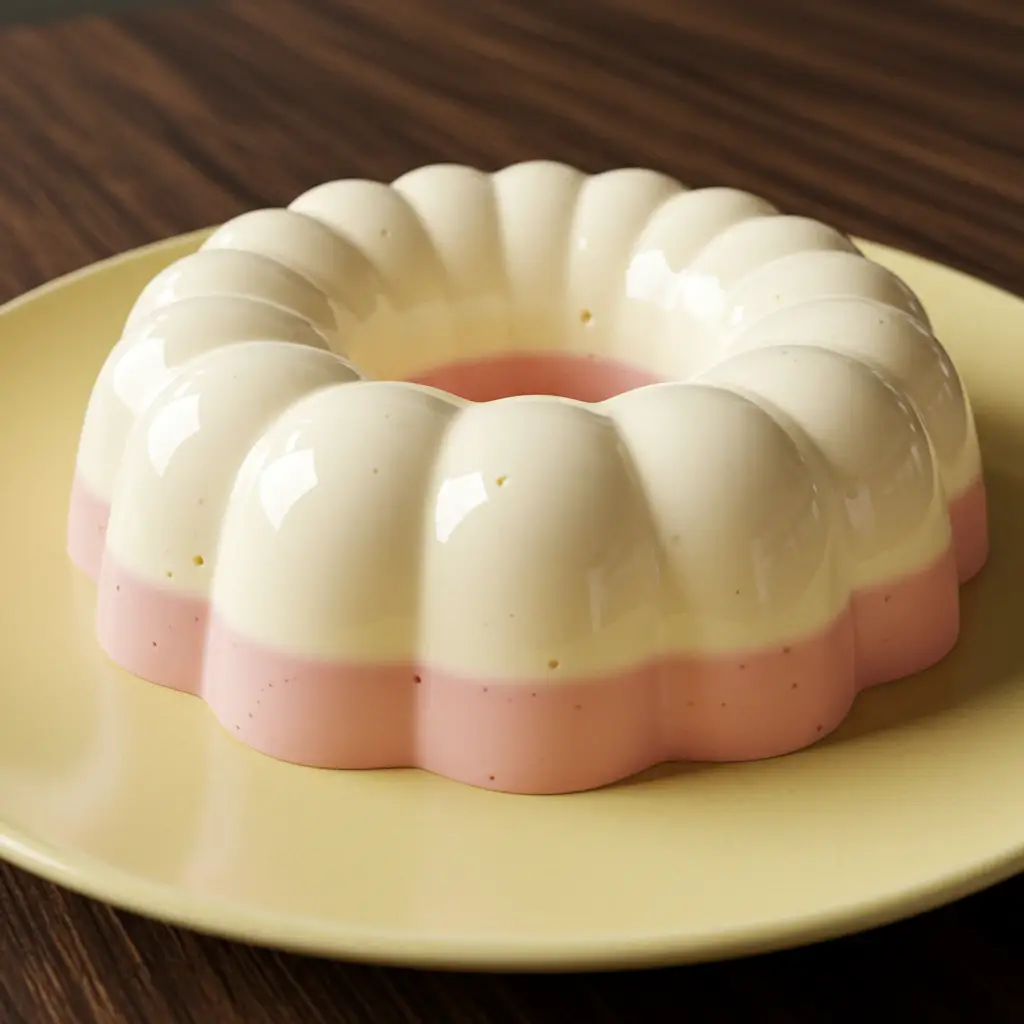 Manjar Branco com Camada de Chocolate