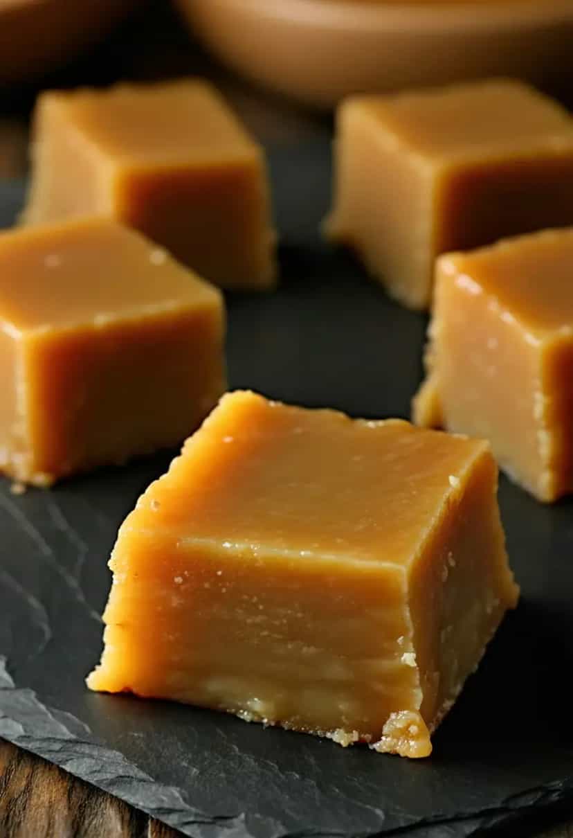 Foto deliciosa de Fudge de Maple pronta para servir - Sem Assar