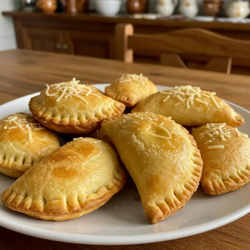 Foto deliciosa de Massa base para salgado assado pronta para servir - Lanches de Padaria