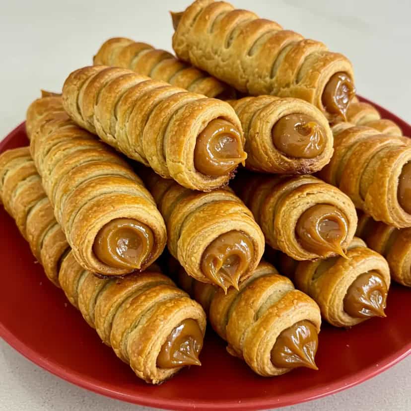 Foto deliciosa de Massa de canudinho para rechear pronta para servir - Salgadinhos