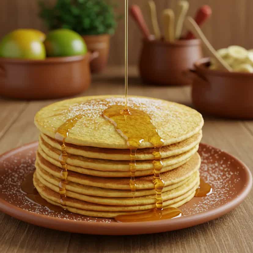 Foto deliciosa de Massa de panqueca pronta para servir - Panquecas & Waffles