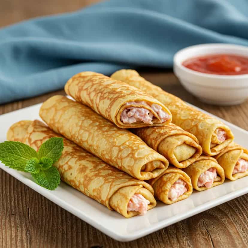 Foto deliciosa de Massa de Panqueca Tradicional pronta para servir - Outras Receitas