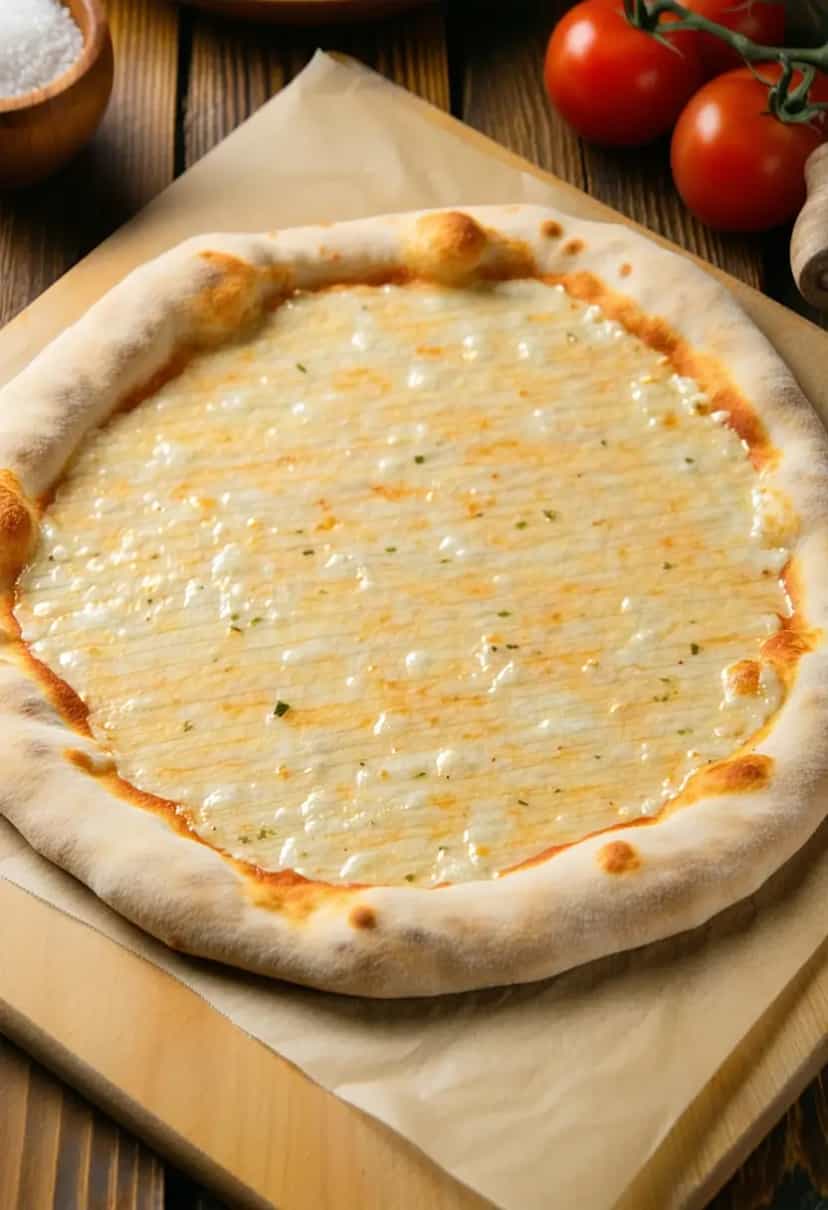 Foto deliciosa de Massa de Pizza Low Carb pronta para servir - Low Carb