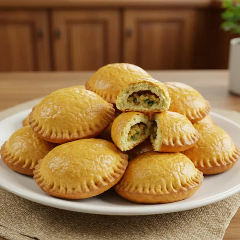 Foto deliciosa de Massa de salgado fácil pronta para servir - Salgadinhos