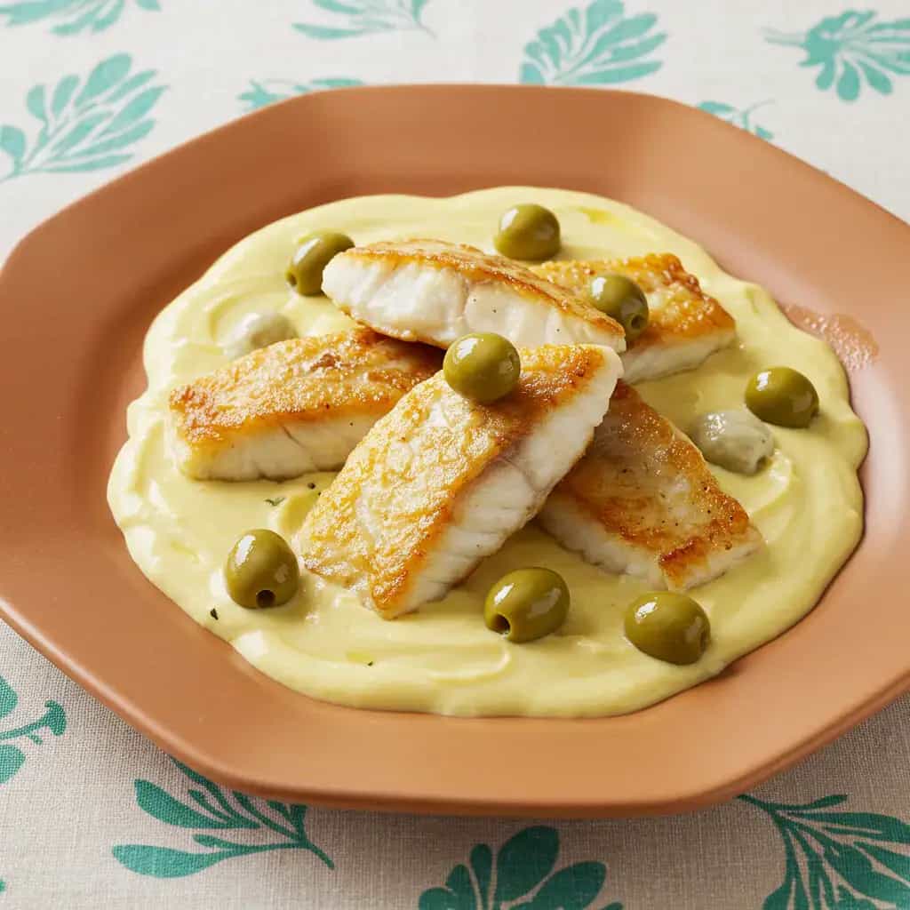 Merluza ao Molho Branco Cremoso
