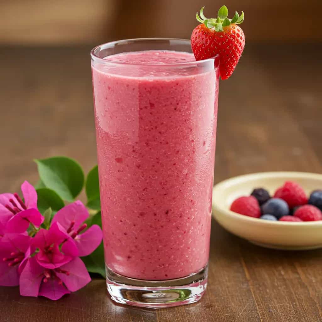 Milk Shake de Morango Light