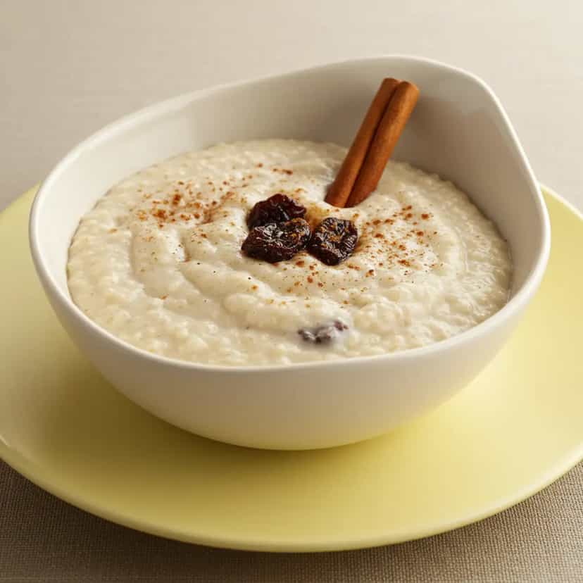 Foto deliciosa de Mingau de Aveia Cremoso Vegano pronta para servir - Aveia