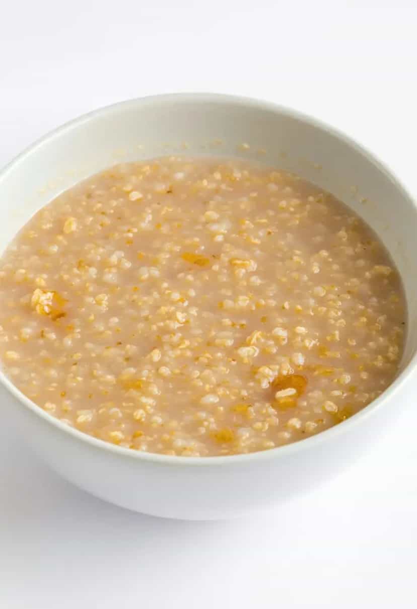 Foto deliciosa de Mingau de Aveia Tradicional pronta para servir - Aveia