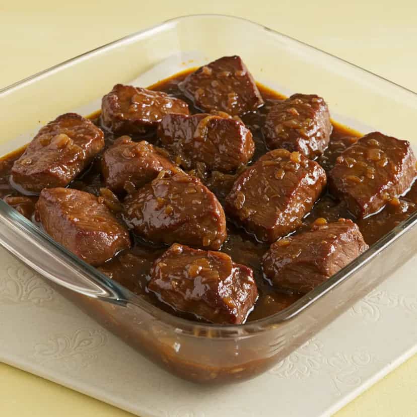 Foto deliciosa de Moela de Frango com Cebola Caramelizada pronta para servir - Carnes & Frango