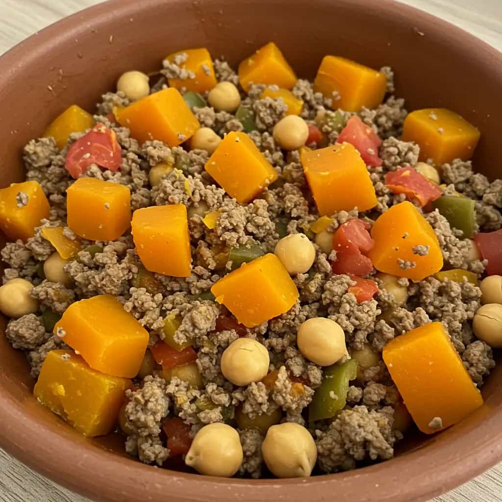 Molho de Carne Moída com Legumes