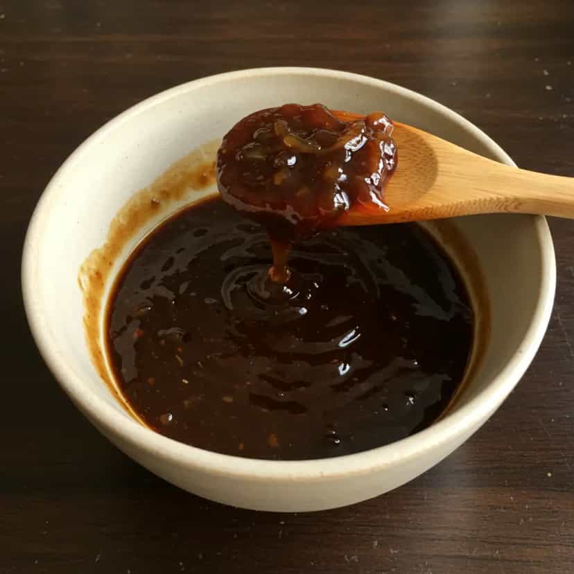 Foto deliciosa de Molho de Cebola Caramelizada com Shoyu pronta para servir - Carnes & Frango