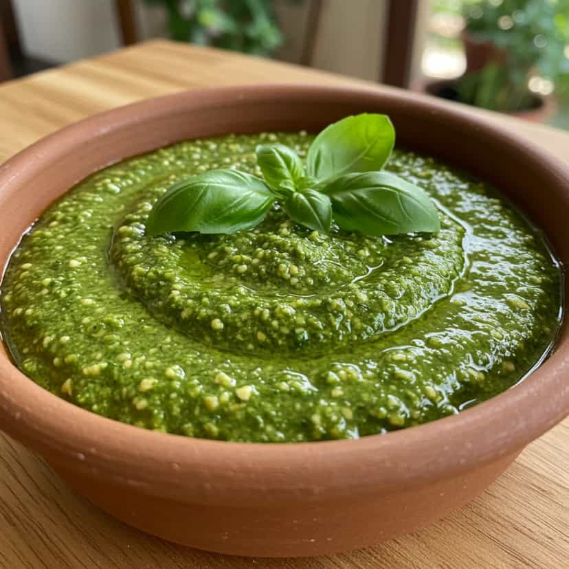Foto deliciosa de Molho Pesto pronta para servir - Massas & Macarrão