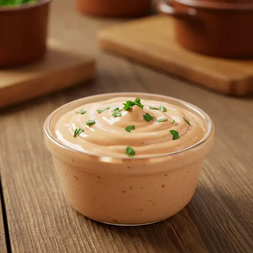 Foto deliciosa de Molho rosé pronta para servir - Até 5 Ingredientes