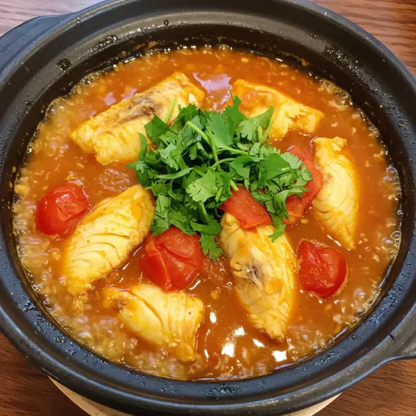 Foto deliciosa de Moqueca Capixaba Tradicional pronta para servir - Pratos Brasileiros Icônicos
