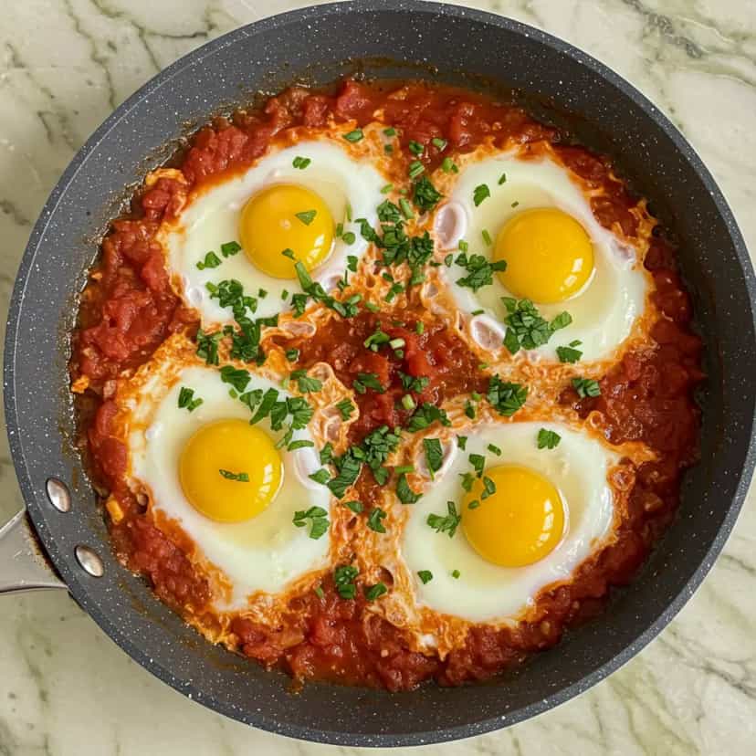 Foto deliciosa de Moqueca de Ovos Low Carb pronta para servir - Brunch