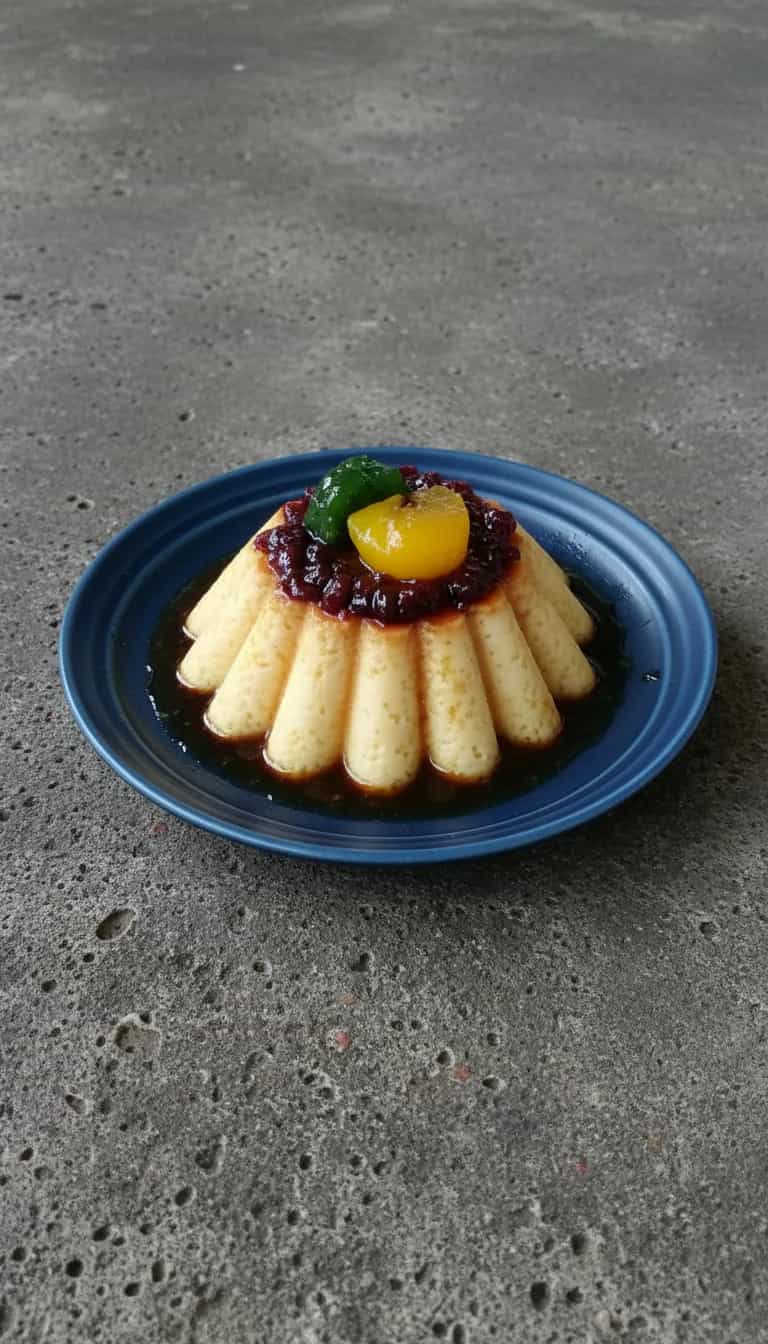 Mousse de Arroz Doce com Geléia de Damasco