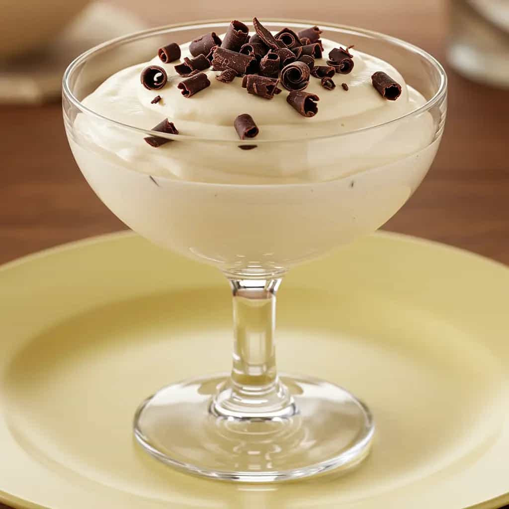 Mousse de Chocolate Branco Cremoso