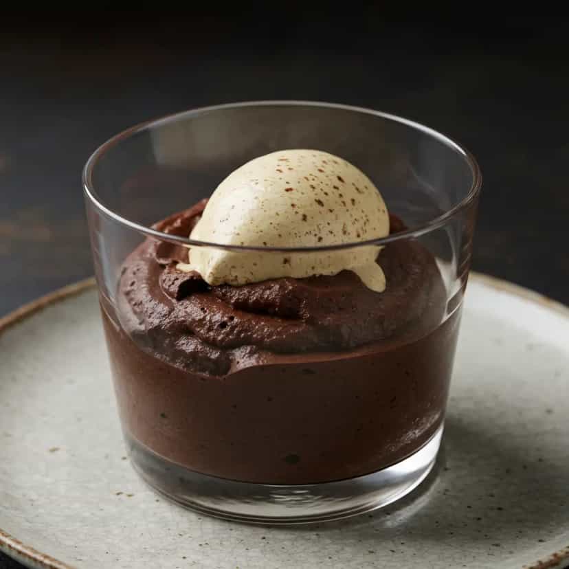 Foto deliciosa de Mousse de Chocolate e Café: Uma Deliciosa Tentação pronta para servir - Pudins & Cremes