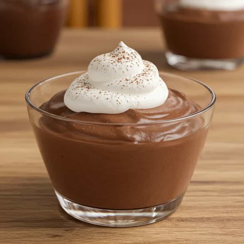 Foto deliciosa de Mousse de Chocolate em Pó Delícia pronta para servir - Outras Receitas