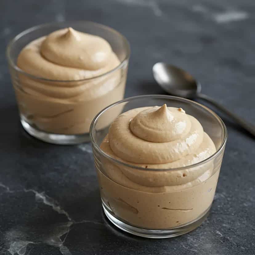 Foto deliciosa de Mousse de Paçoca Proteica: Receita Fitness pronta para servir - Energéticos & Proteicos