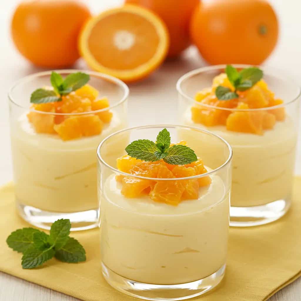 Mousse de Tangerina Cremosa