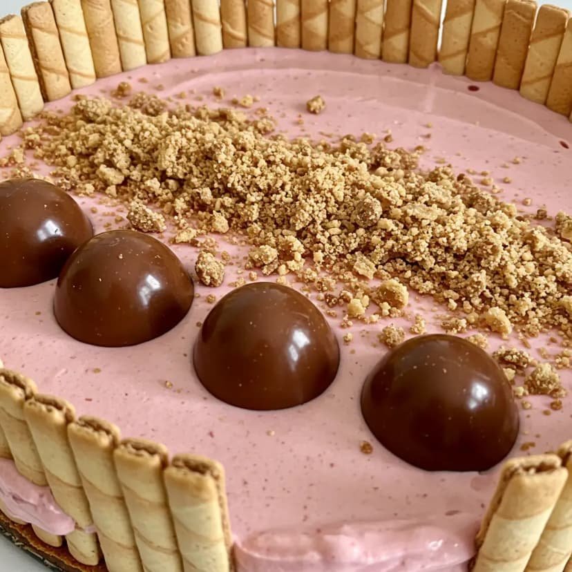 Mousse Prática de Bis com Doce de Leite