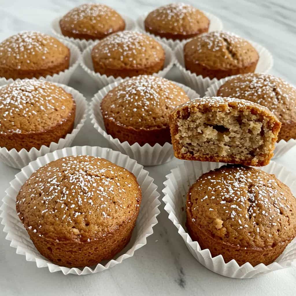 Muffin Integral de Maçã e Banana