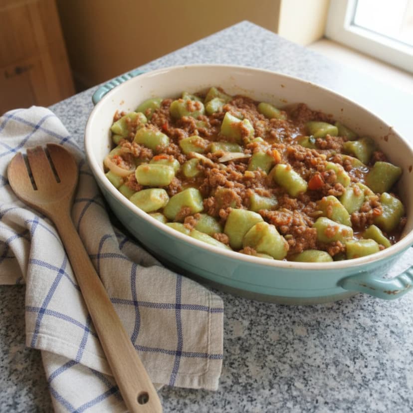 Nhoque de Arroz com Espinafre